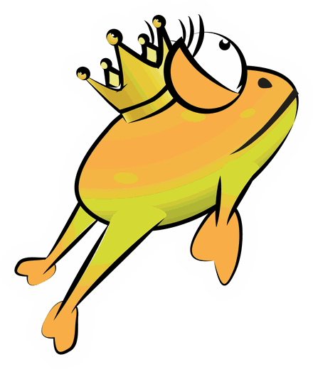 Yellow princess froggie